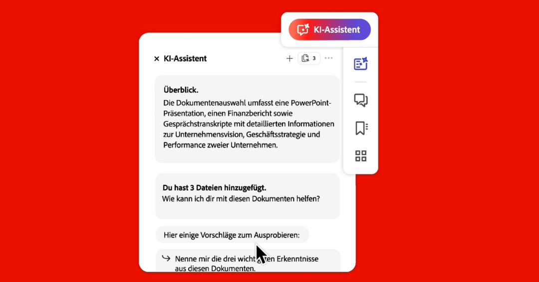 Wir präsenteren: Acrobat KI-Assistent.